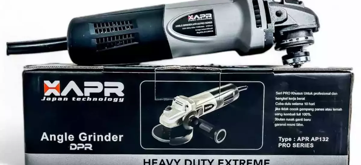 APR JAPAN Gerindra type AP132 pro garansi resmi 5thn kualitas angle grinder mesin gerinda 4inch