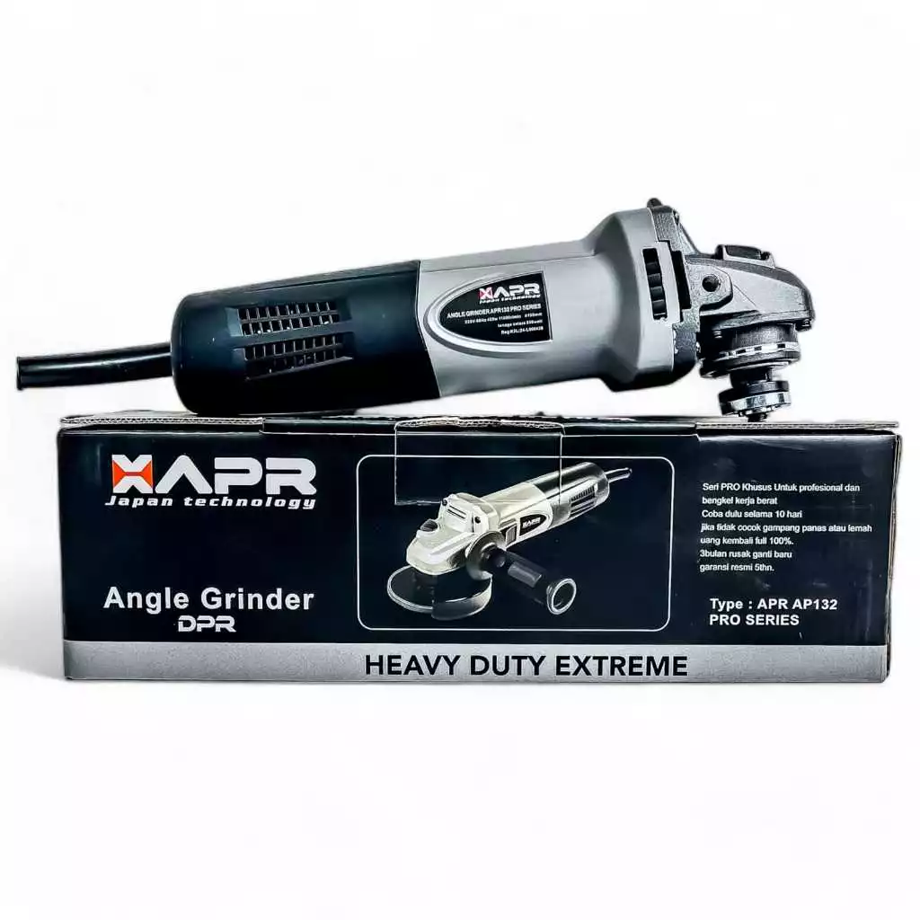 APR JAPAN Gerindra type AP132 pro garansi resmi 5thn kualitas angle grinder mesin gerinda 4inch